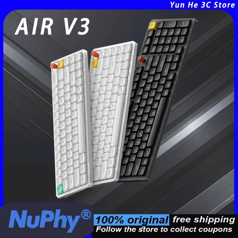 Keyboard Gaming Mac - NuPhy Air V3 Keyboard Mekanik Profil