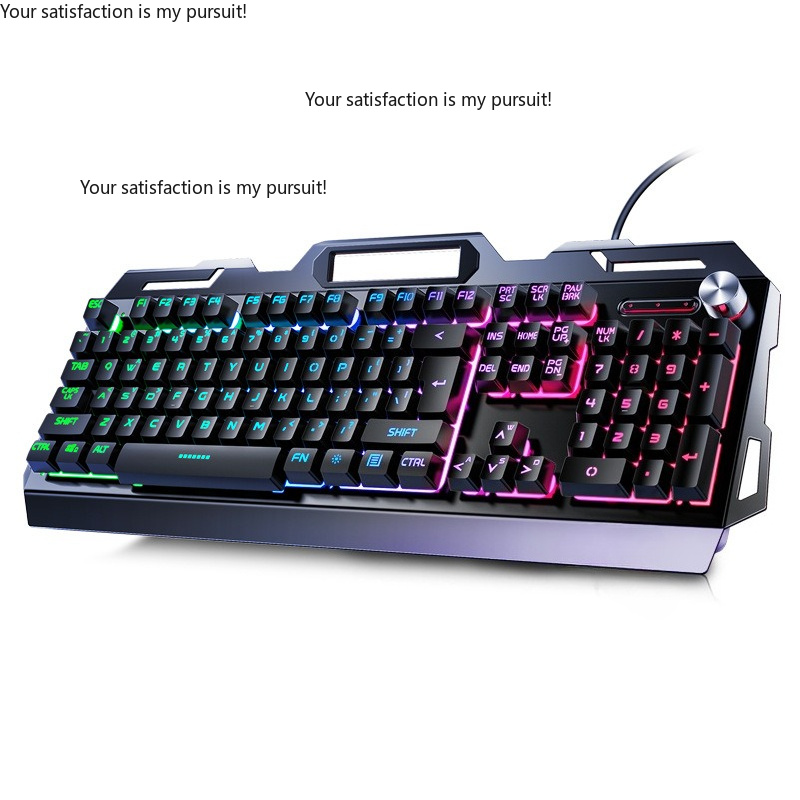 Gaming Keyboard And Mouse Set - Cocok untuk set tiga bagian Yindiao