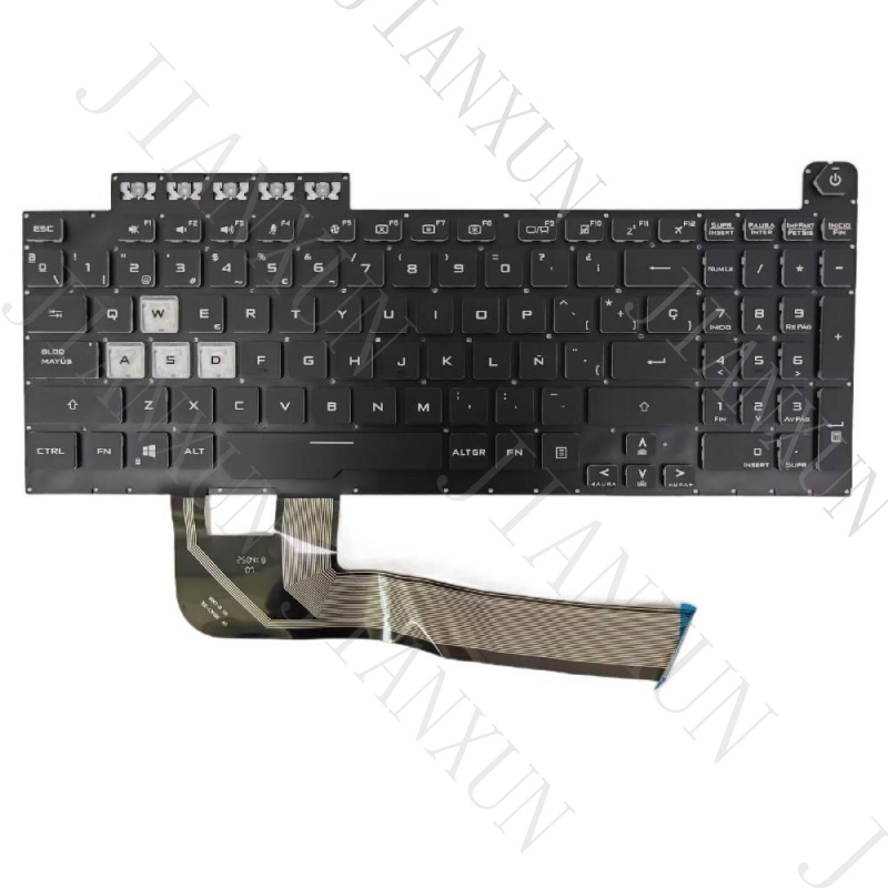Gaming Keyboard Asus - Keyboard backlit Spanyol A+ untuk Asus
