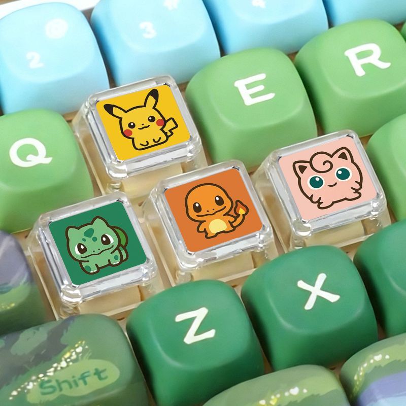 Gaming Keyboard Mechanical - Keyboard Mekanik Pokémon Cross Axle dengan