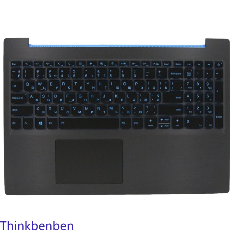 Keyboard Gaming Black - UKR Casing Palmrest Keyboard Hitam Ukraina