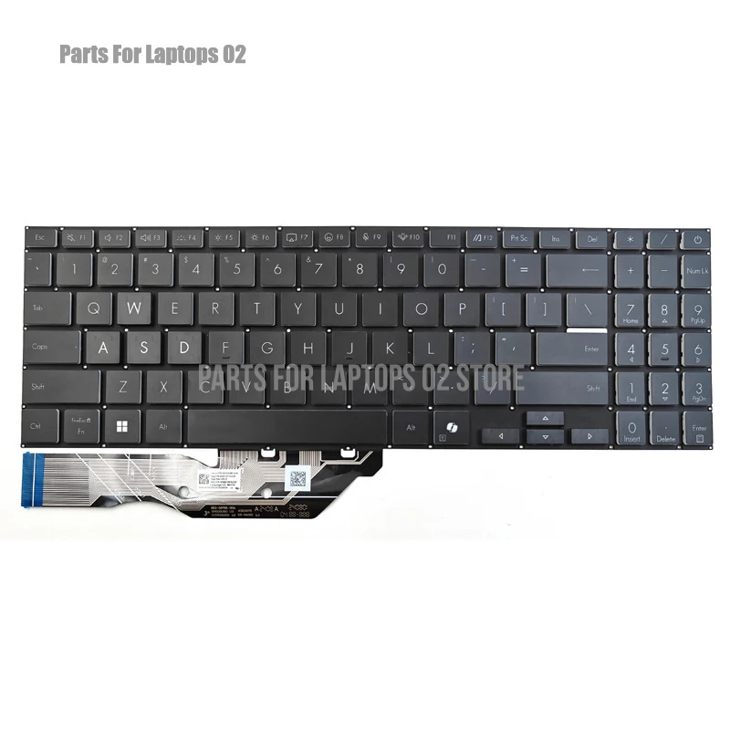 Gaming Keyboard Asus - Keyboard Laptop US Backlit Baru Untuk