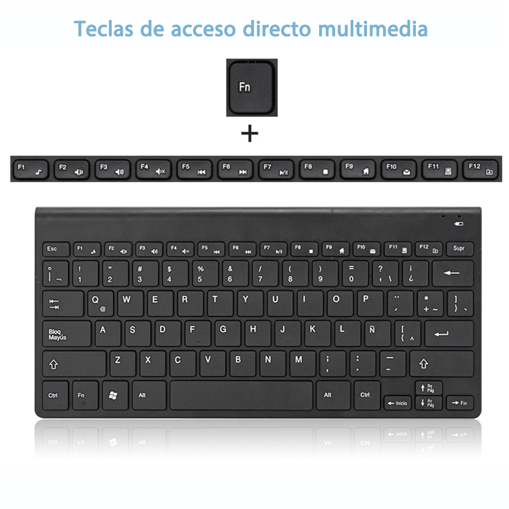 Gaming Keyboard And Mouse Set - Mouse Nirkabel Keyboard Spanyol 78 Tombol
