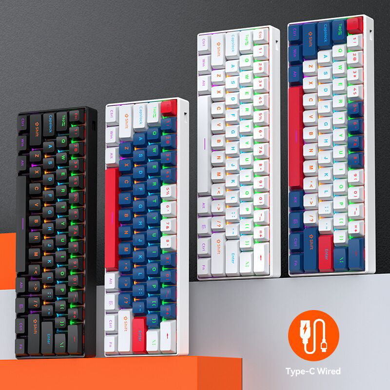 Gaming Keyboard Not Typing - T-WOLF T60 61 Tombol Keyboard Mekanik
