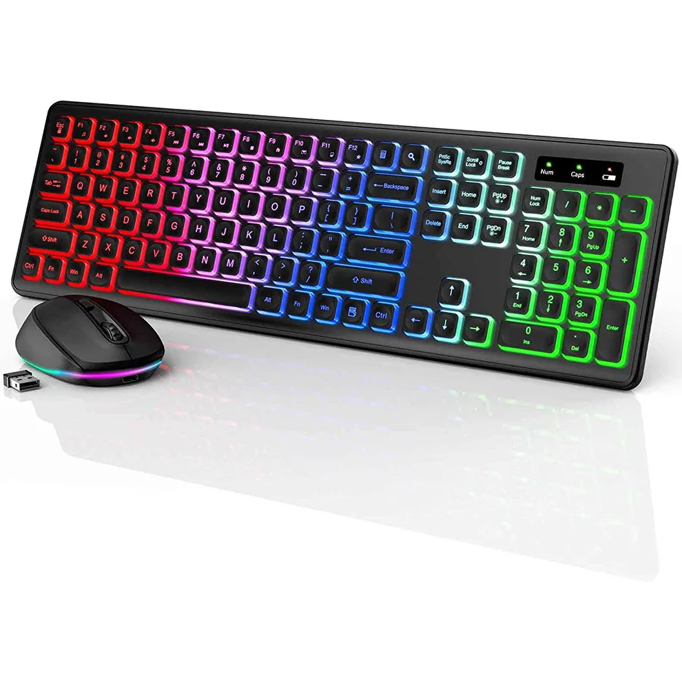 Gaming Keyboard And Mouse Set - Set Keyboard dan Mouse nirkabel, Set