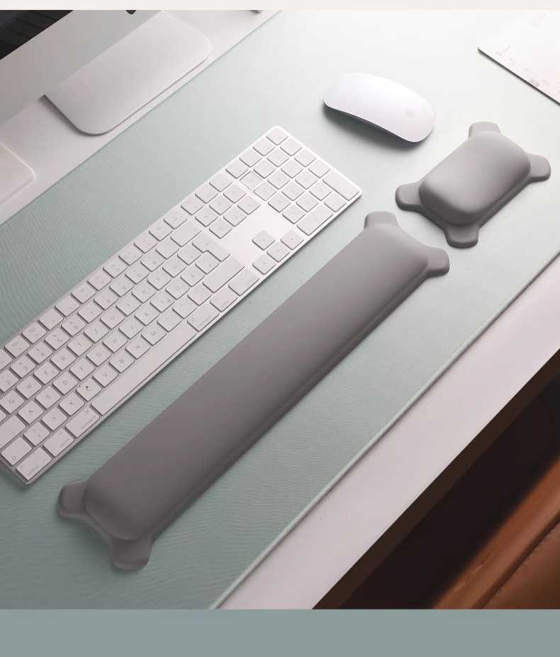 Keyboard Mouse Bundle Gaming - Sandaran Tangan Mouse Silikon Keyboard Sandaran