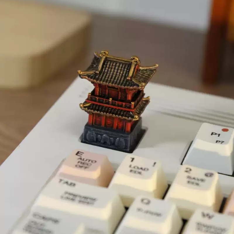 Keyboard Gaming Black - Keycap Mekanik Resin 3D Cetak Khusus