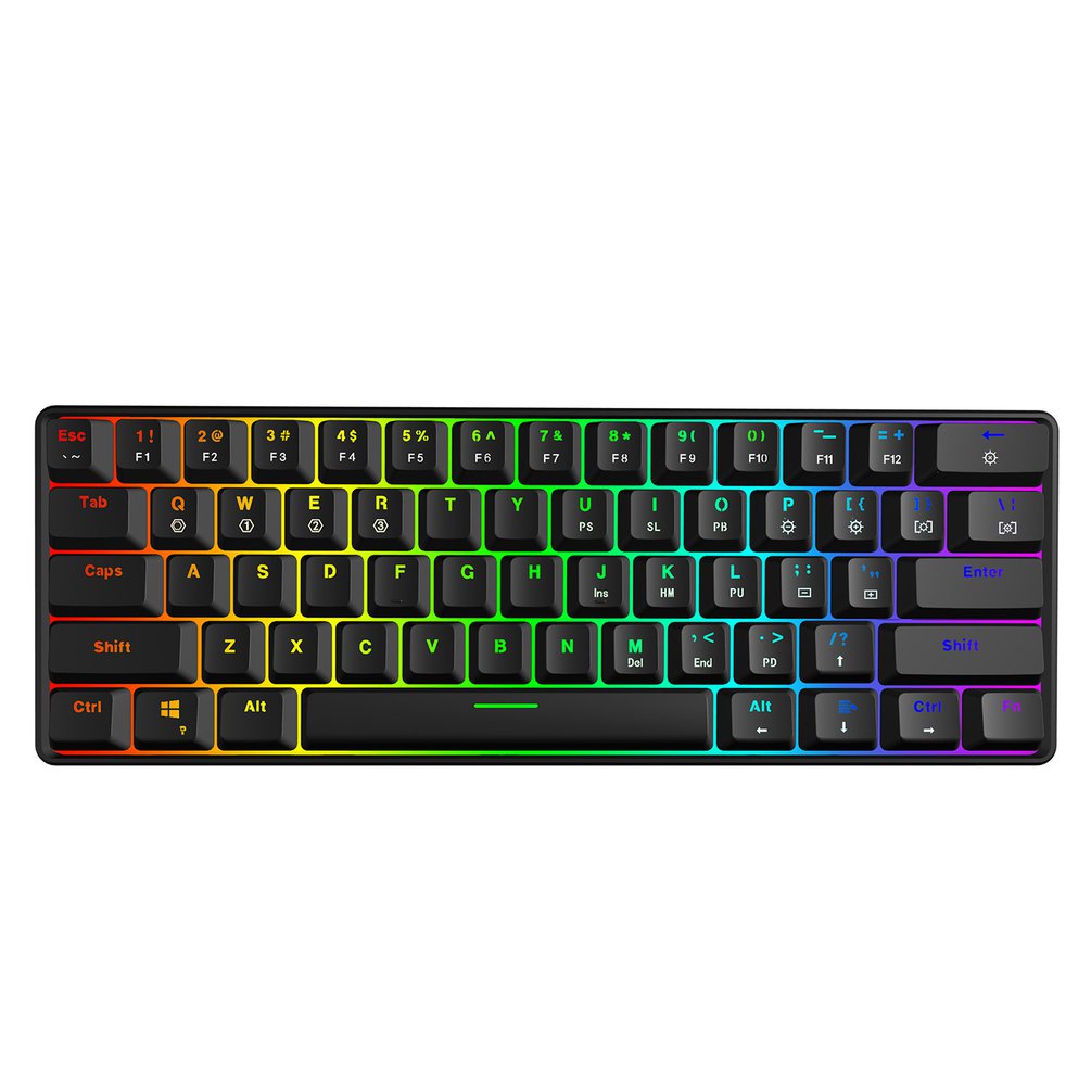Gaming Keyboard Bundle - SKYLOONG GK61 Mini Portabel 60% Gamer