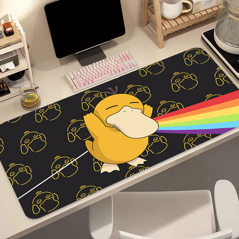 Gaming Keyboard Nearby - Alas Mouse Karet Alami Pokemon Psyduck