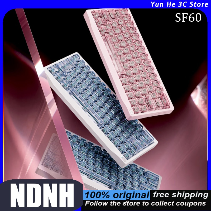 Gaming Keyboard 2026 - NDNH SF60 Keyboard Magnetik Edisi Diamond