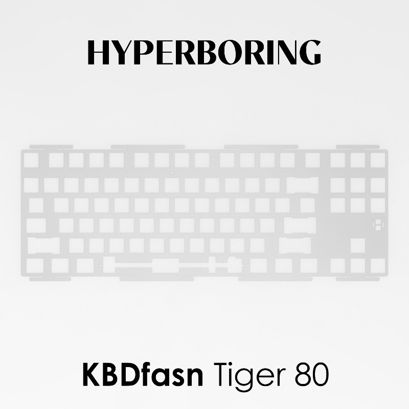 Gaming Keyboard Ergonomics - HYPERBORING Tiger80 Papan Posisi Keyboard Kustomisasi