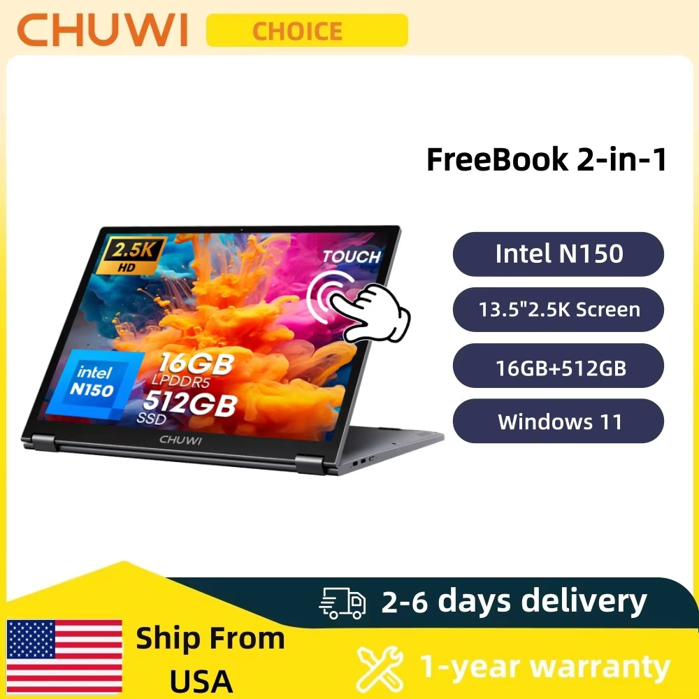 Keyboard Gaming Mac - CHUWI FreeBook Laptop Layar Sentuh 2-in-1
