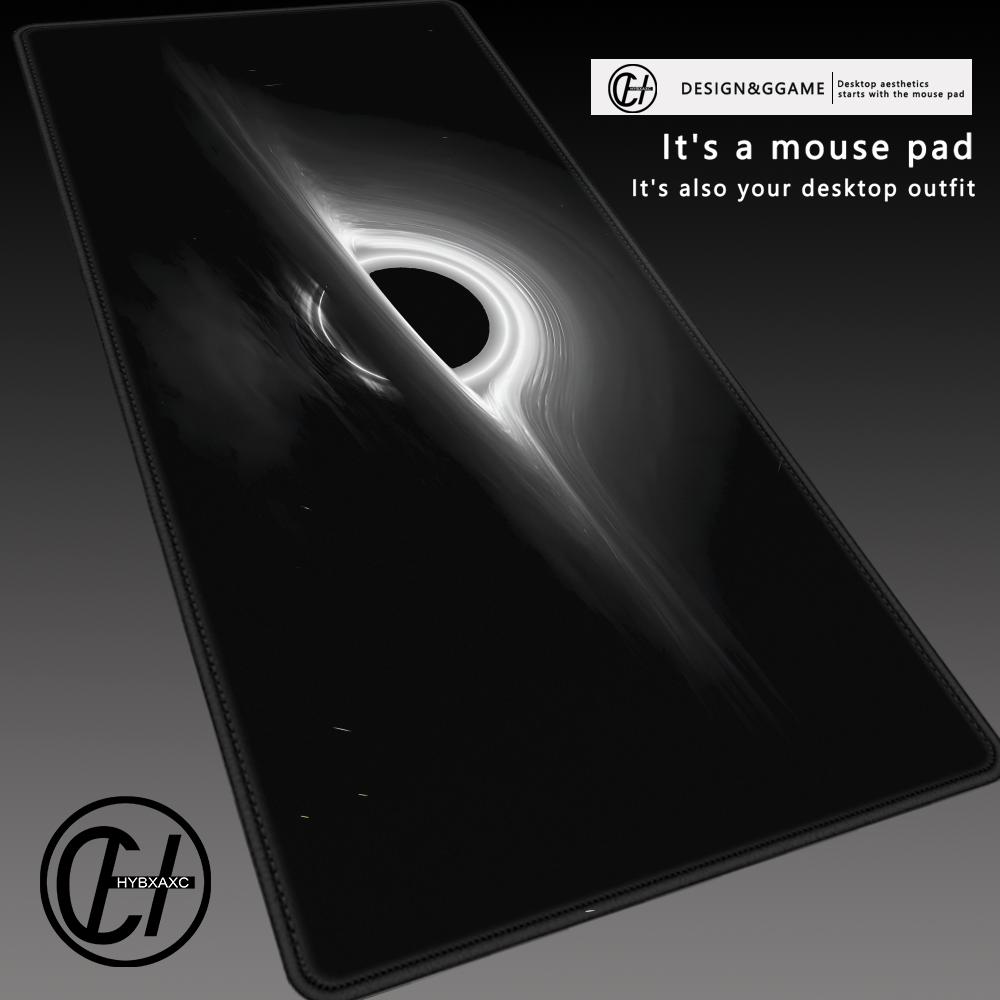 Keyboard Gaming Black - Alas Mouse Lubang Hitam Kosmik 900X400MM