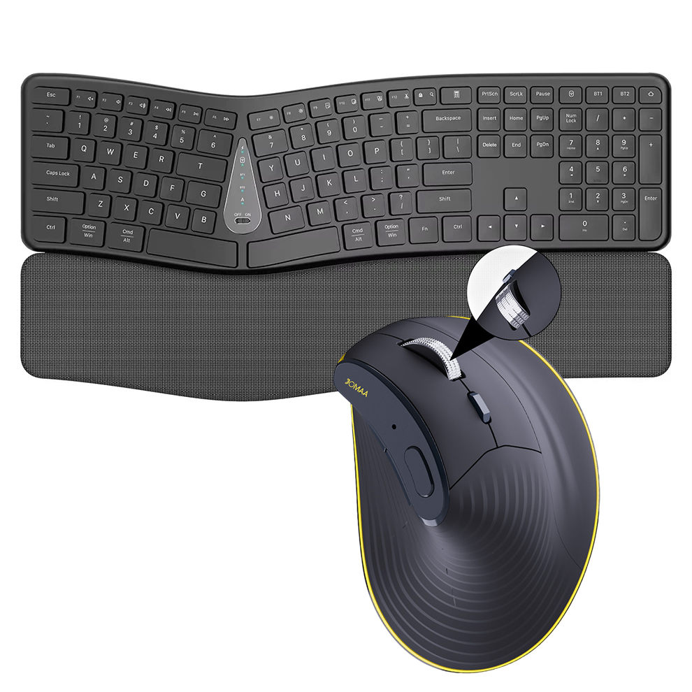 Gaming Keyboard And Mouse Set - Kombo Keyboard dan Mouse Nirkabel 2.4G,