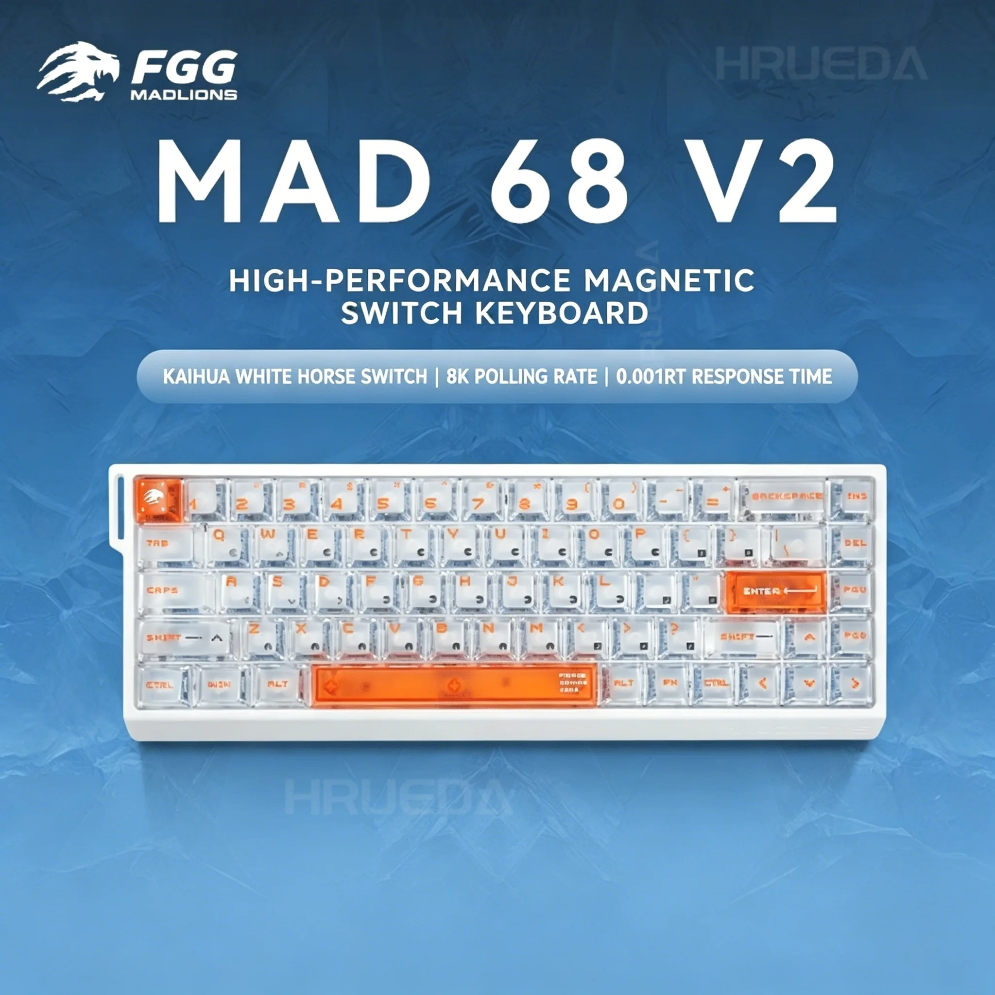 Keyboard Gaming Black - FGG Original MADLIONS Mad 60/68 V2