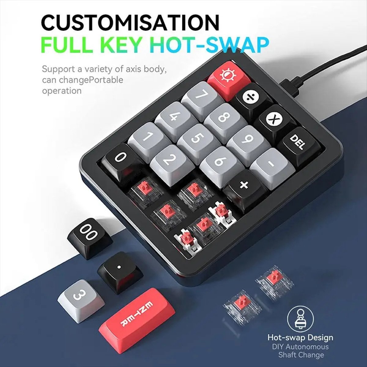 A43M K812 Keyboard Mekanik Ber - Keyboard Gaming Mac ulasan dan harga