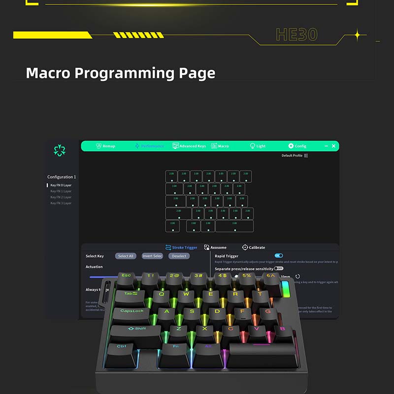 HE30 Keyboard Gaming Mekanik 2 - Gaming Keyboard Mechanical ulasan dan harga