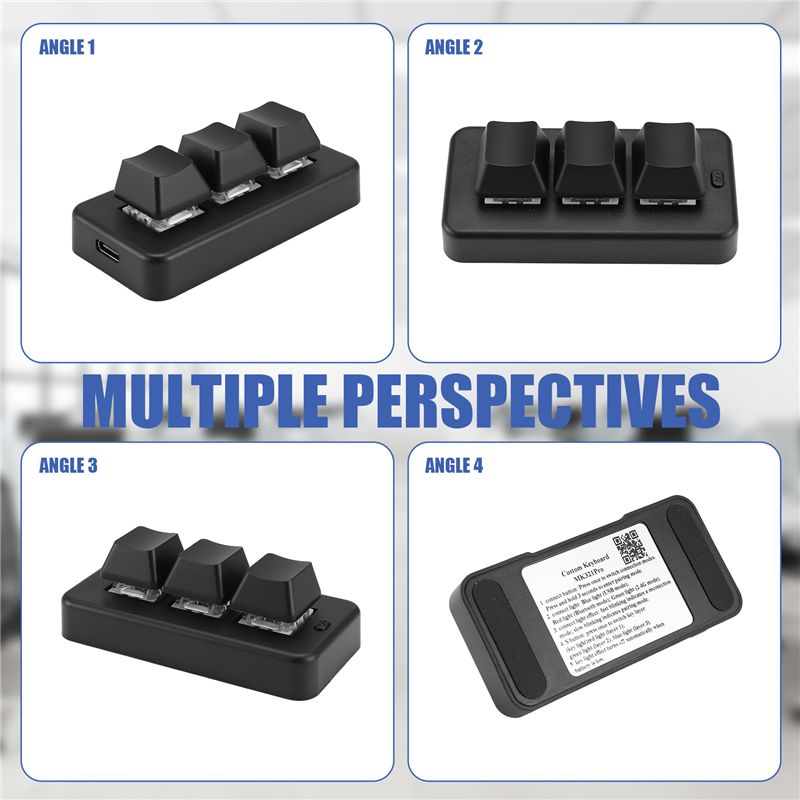 MK321 Keyboard Mini Makro yang - Gaming Keyboard Mechanical ulasan dan harga