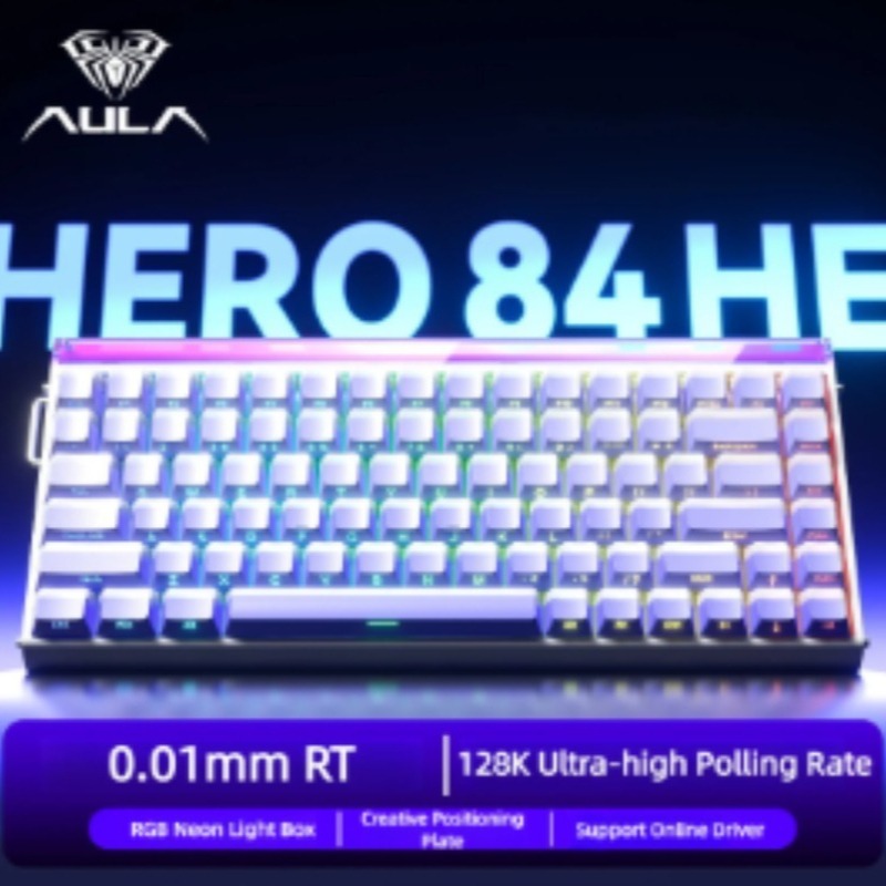 AULA HERO84 Keyboard Gaming Me - Gaming Keyboard Mechanical ulasan dan harga