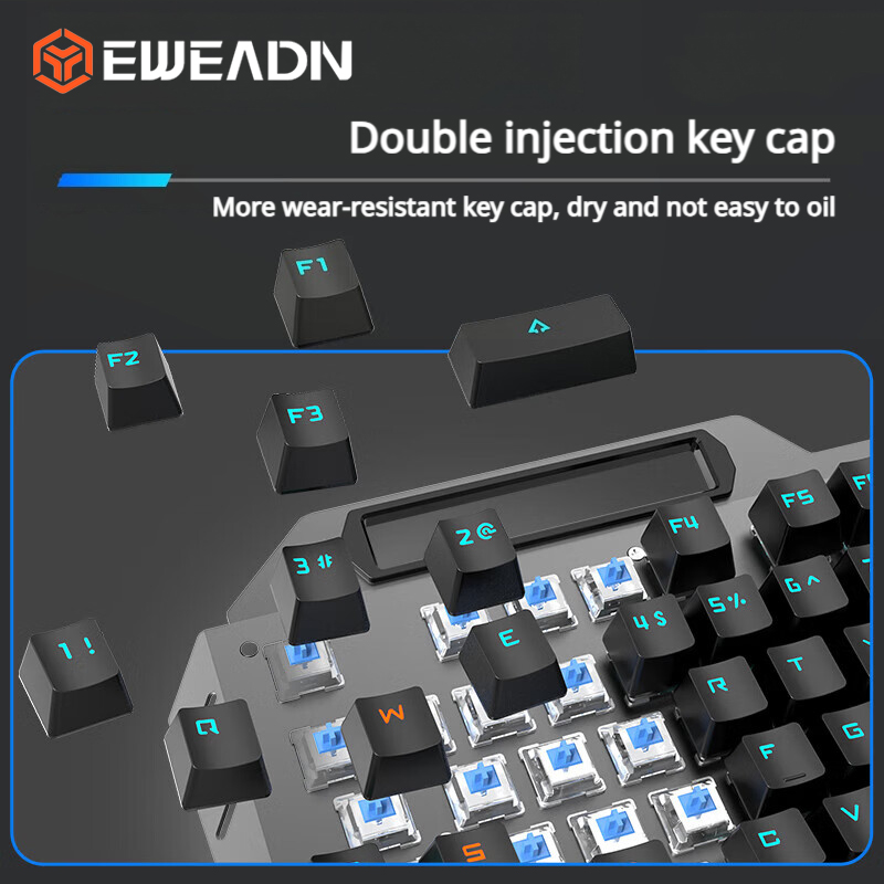 EWEADN TK900 Keyboard Mekanik  - Gaming Keyboard And Mouse Combo ulasan dan harga