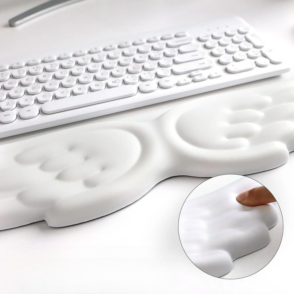 Mousepad Ergonomis Angel Keybo - Gaming Keyboard And Mouse Set ulasan dan harga