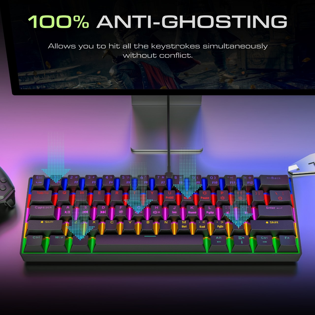 Keyboard Mekanik Gaming 60 Per - Gaming Keyboard Best ulasan dan harga