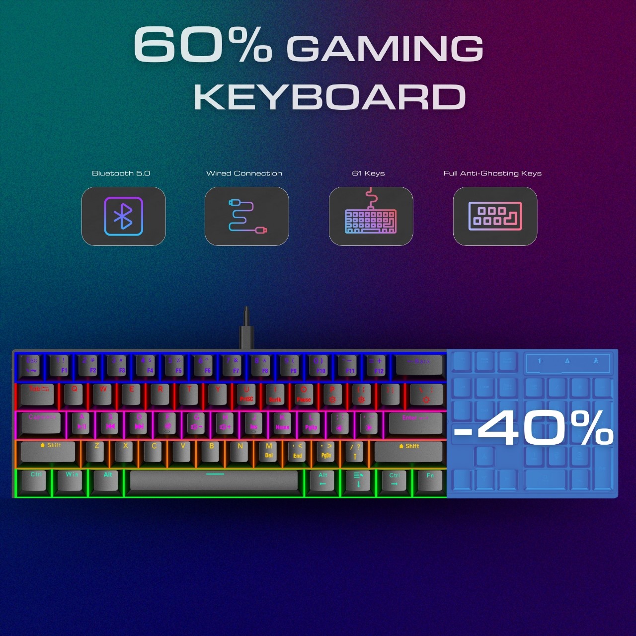 Keyboard Mekanik Gaming 60 Per - Gaming Keyboard Best ulasan dan harga