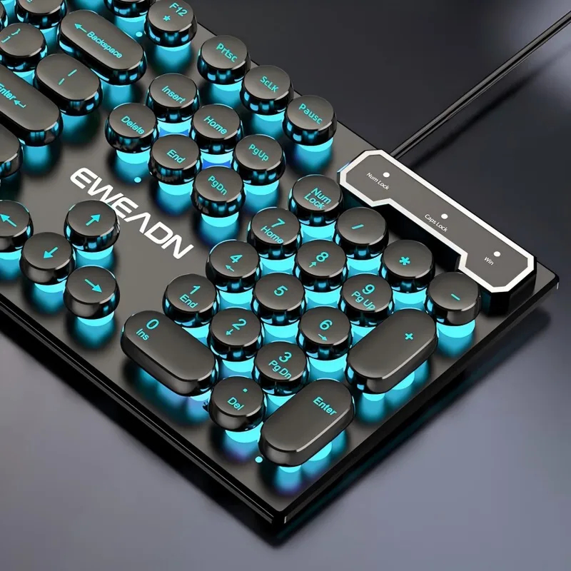 Set Keyboard dan Mouse Retro P - Gaming Keyboard Mechanical ulasan dan harga