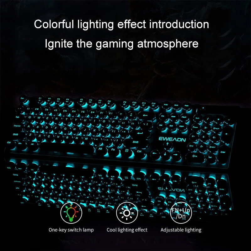 Set Keyboard dan Mouse Retro P - Gaming Keyboard Mechanical ulasan dan harga