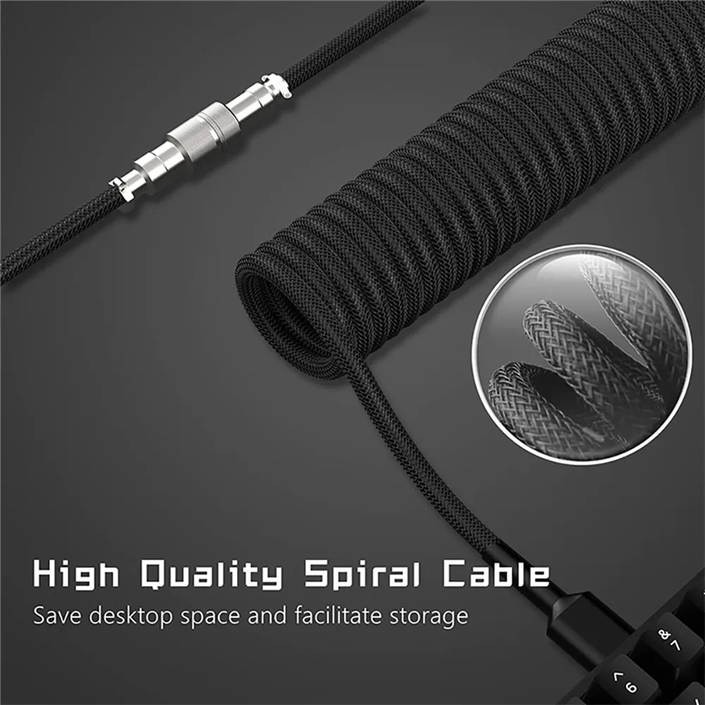 Kabel Melingkar Keyboard Mekan - Gaming Keyboard Type C ulasan dan harga