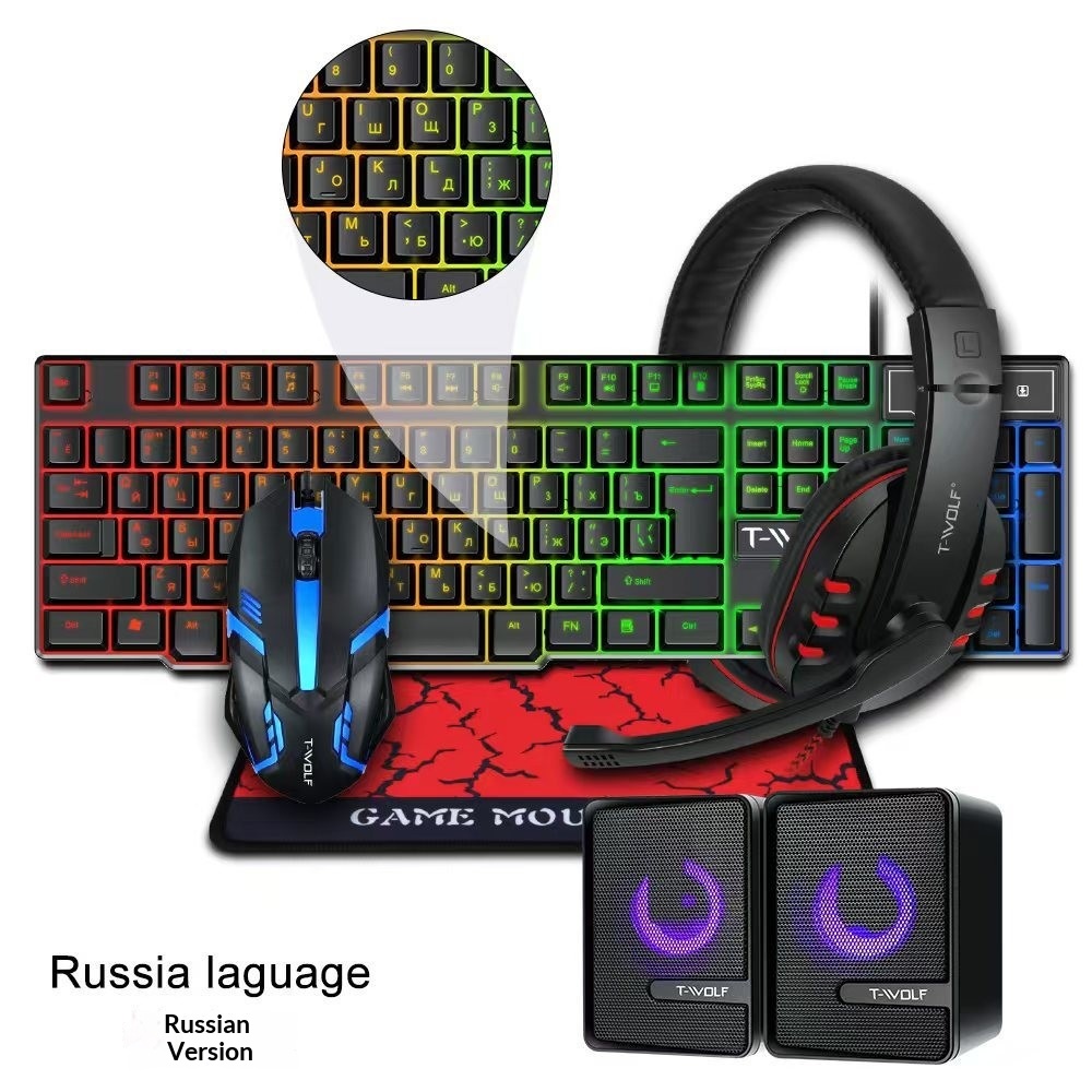 Keyboard Gaming Combo 4 in 1 R - Gaming Keyboard And Mouse Combo ulasan dan harga