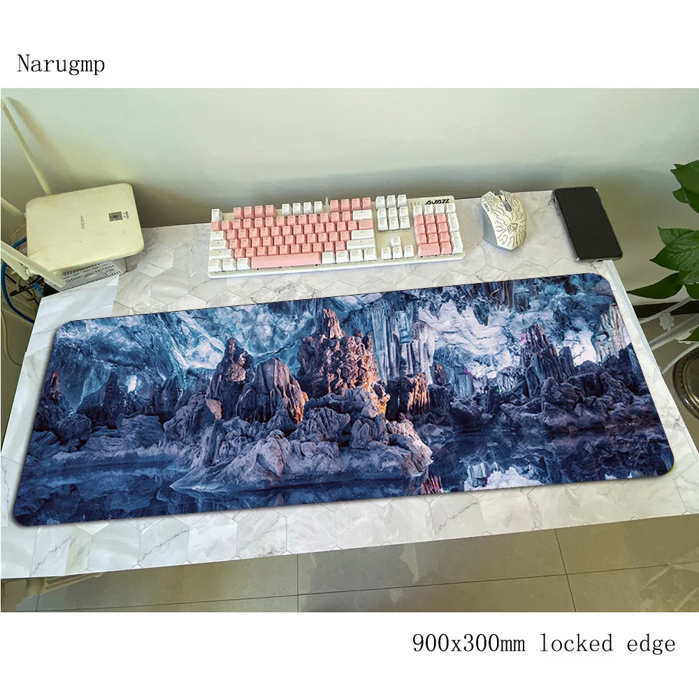 Caves Mouse Pad 90X30Cm Mousep - Gaming Keyboard Best ulasan dan harga