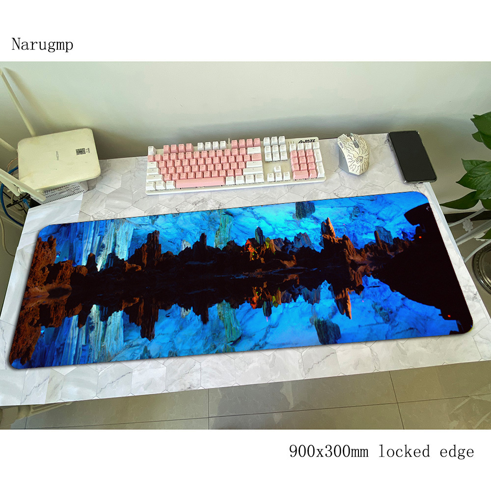 Caves Mouse Pad 90X30Cm Mousep - Gaming Keyboard Best ulasan dan harga