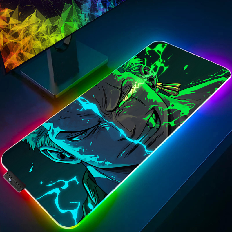 ONE PIECE Zoro Mouse Pad RGB A - Gaming Keyboard Nearby ulasan dan harga