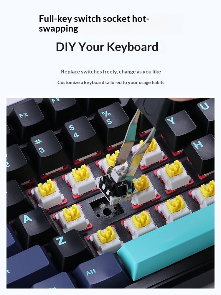Aula F87 Pro Tri Mode Keyboard - Gaming Keyboard Not Typing ulasan dan harga