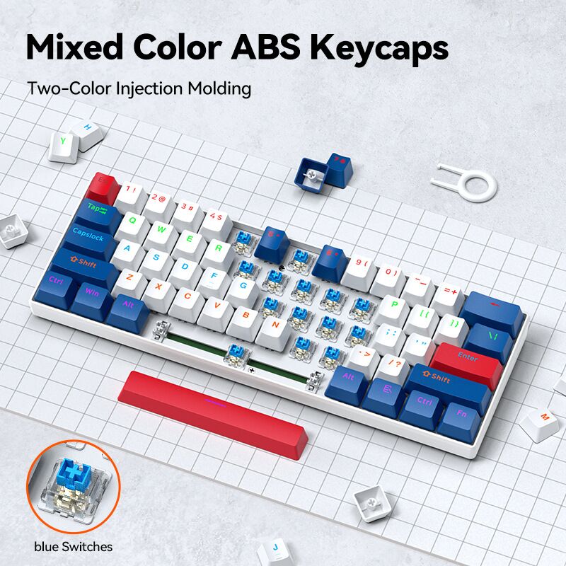 T-WOLF T60 61 Tombol Keyboard  - Gaming Keyboard Not Typing ulasan dan harga