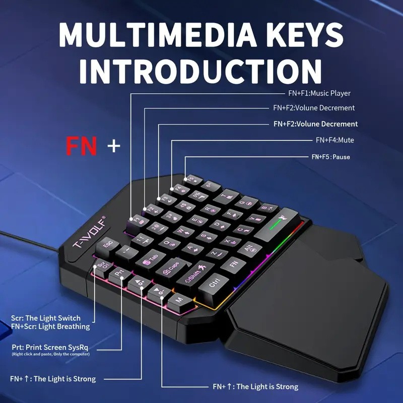 FocusOnPC TF900 2-in-1 Mobile  - Gaming Keyboard And Mouse Set ulasan dan harga