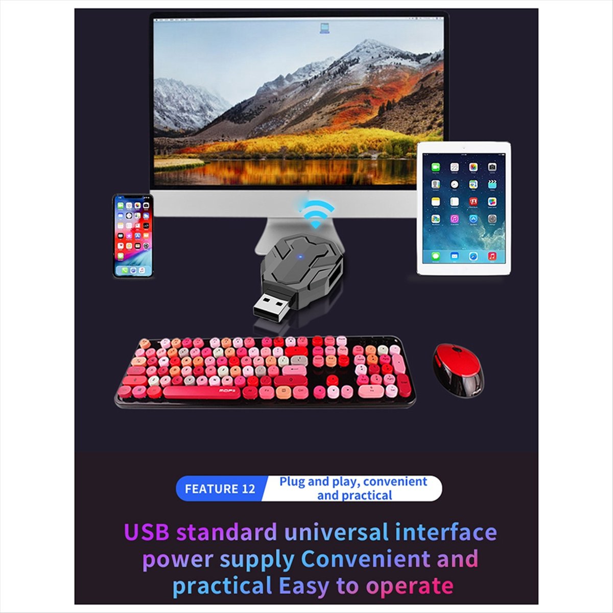(A15I) M1-Mini Keyboard & Mous - Gaming Keyboard Mini ulasan dan harga