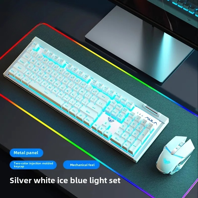 Aksesori dengan 1600 DPI untuk - Gaming Keyboard And Mouse Set ulasan dan harga