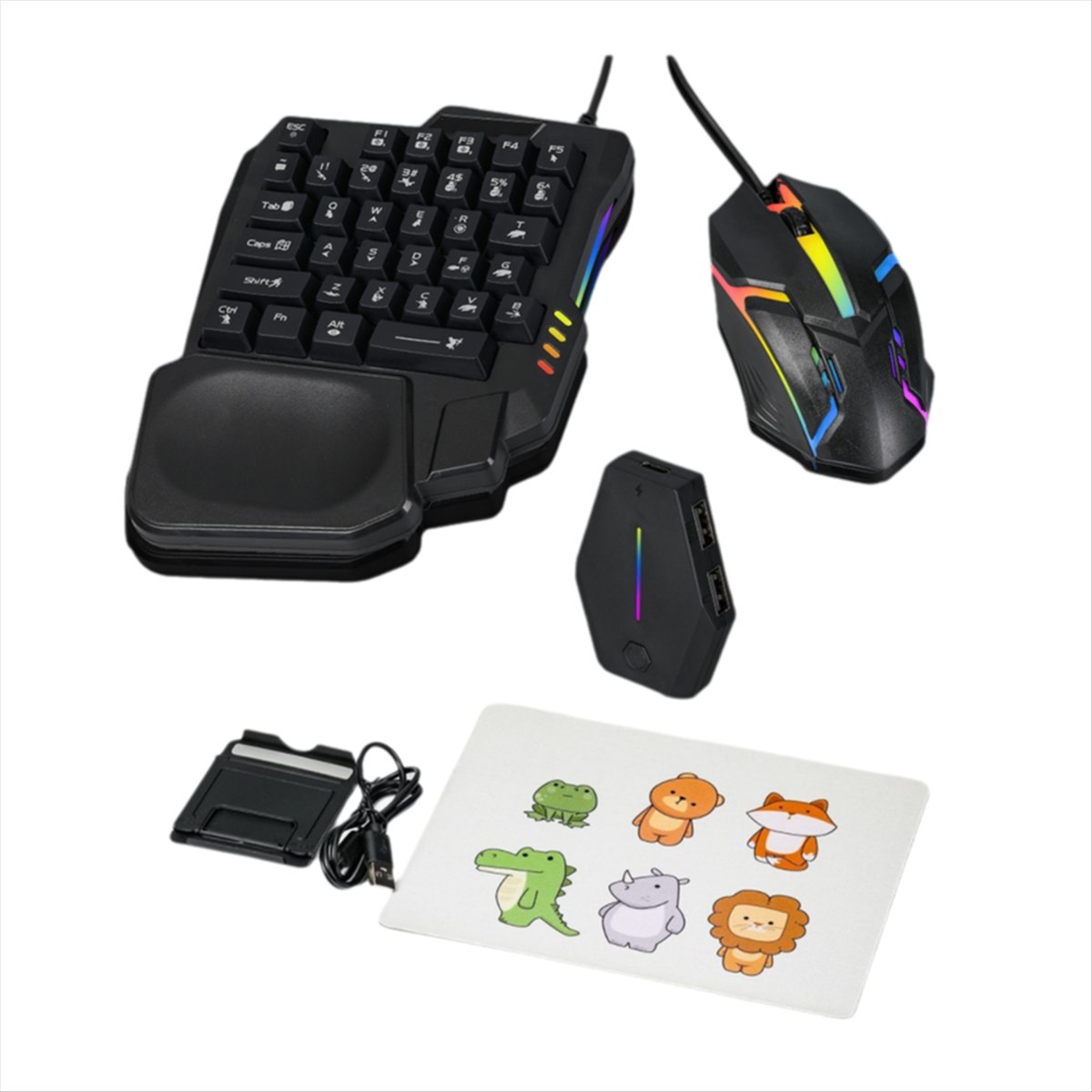 ★ ▲   35Key Ergonomics RGB Gam - Gaming Keyboard And Mouse Combo ulasan dan harga