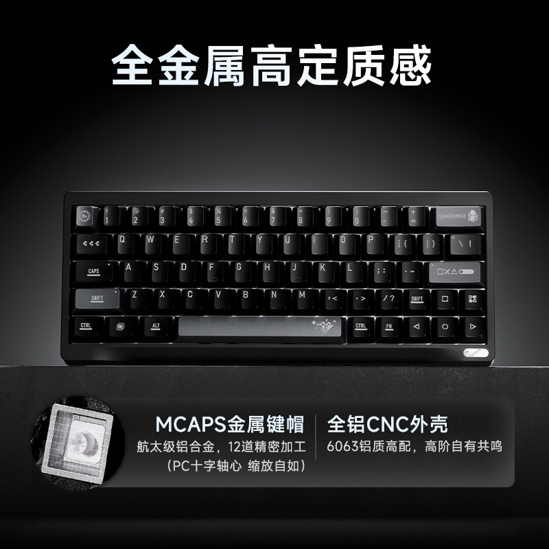 Keyboard Custom Wuyan Quadrant - Gaming Keyboard No Number Pad ulasan dan harga