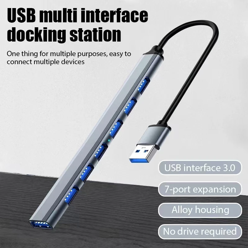 7 Port USB 3.0 Tipe C HUB Expa - Gaming Keyboard Type C ulasan dan harga