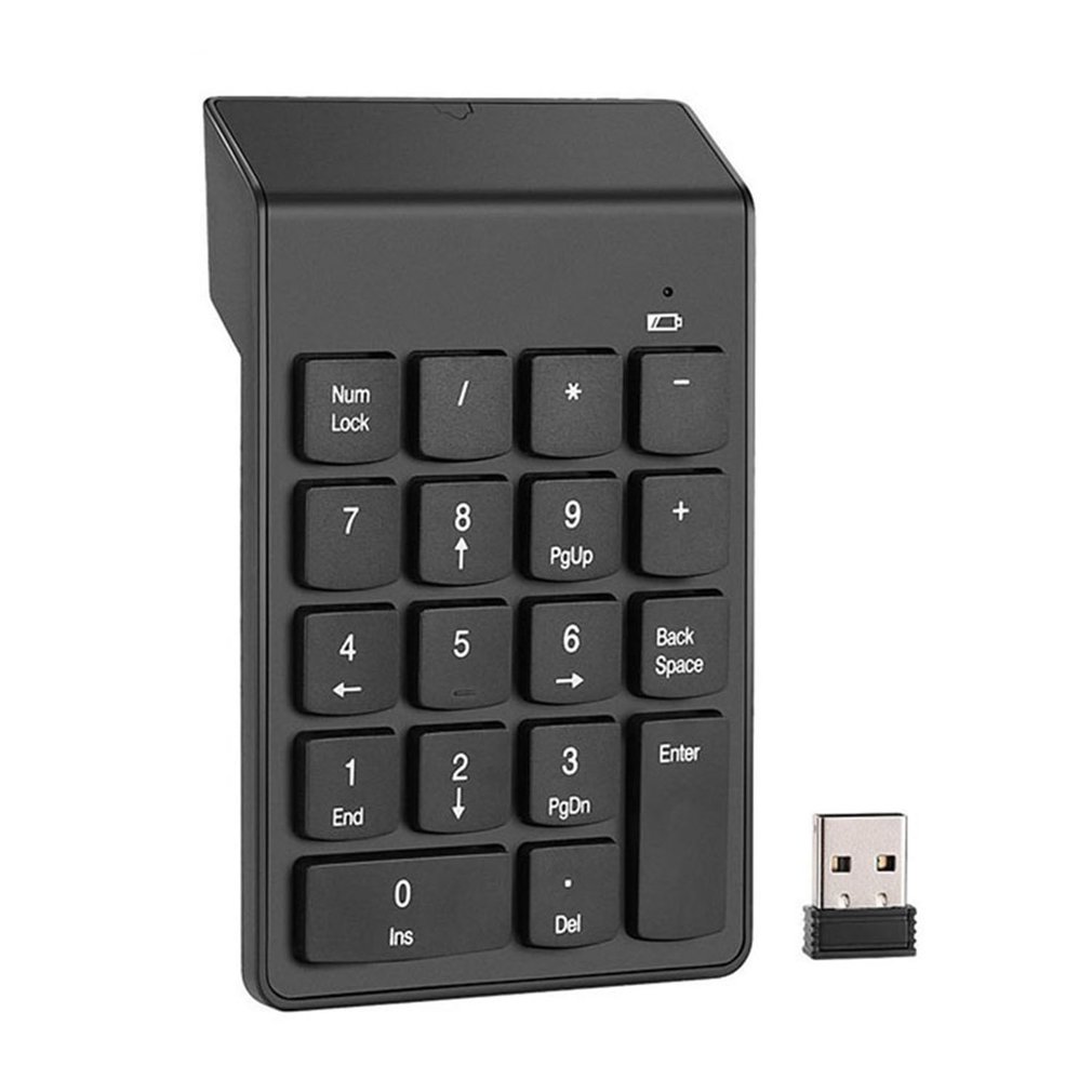 18 Tombol 2.4G Keyboard Nirkab - Gaming Keyboard Mini ulasan dan harga
