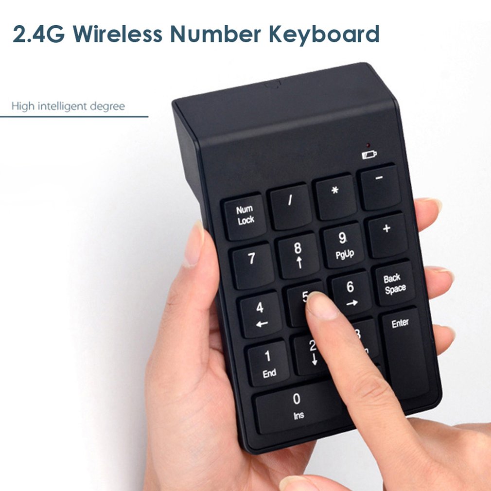 18 Tombol 2.4G Keyboard Nirkab - Gaming Keyboard Mini ulasan dan harga