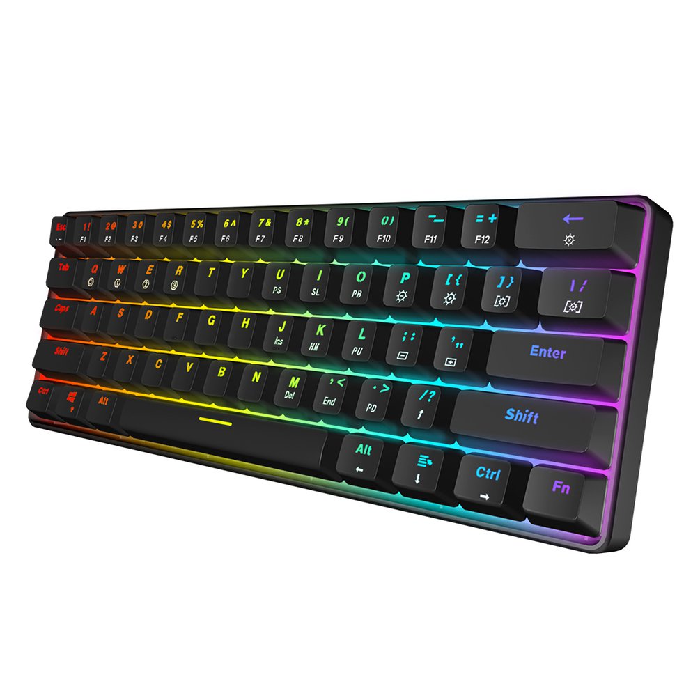 SKYLOONG GK61 Mini Portabel 60 - Gaming Keyboard Bundle ulasan dan harga