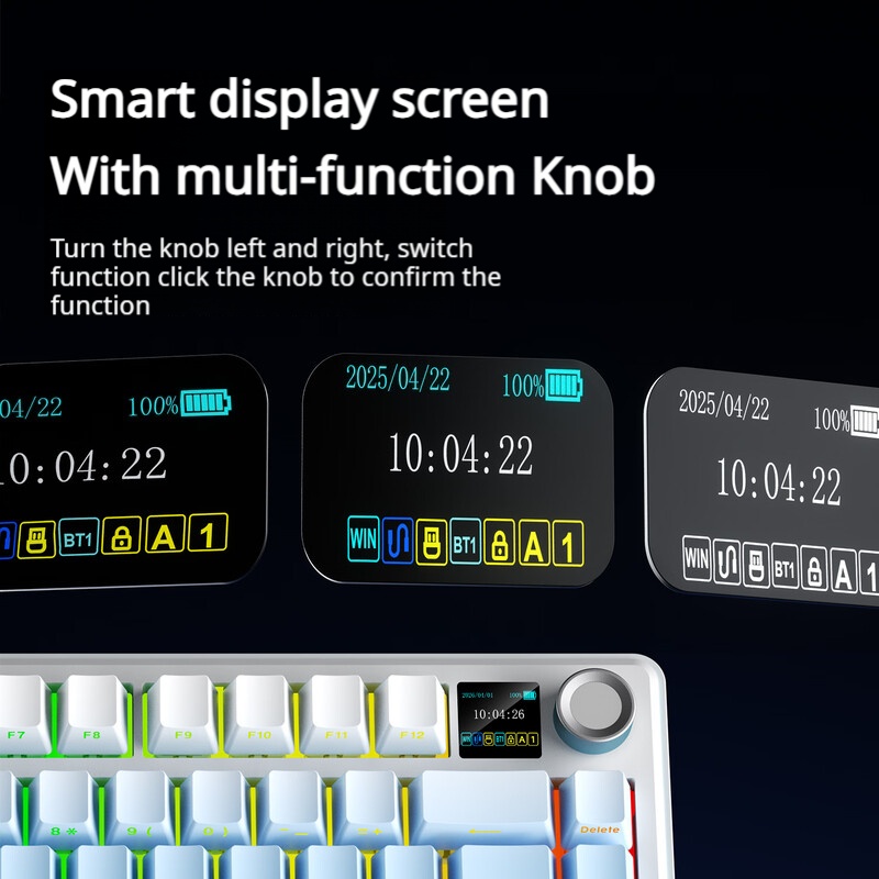 AULA F75 MAX 75% Tri-Mode Keyb - Keyboard Gaming Mac ulasan dan harga