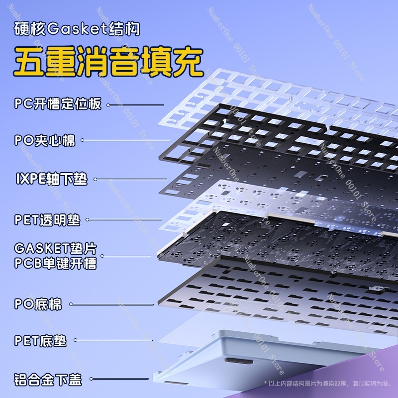 Keyboard Mekanik Paduan Alumin - Gaming Keyboard Mechanical ulasan dan harga