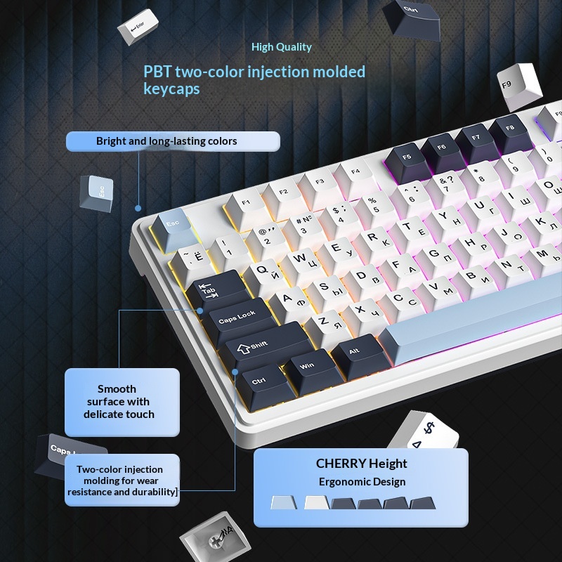 Furycube Rx75 Pro Tri Mode Key - Gaming Keyboard Not Typing ulasan dan harga