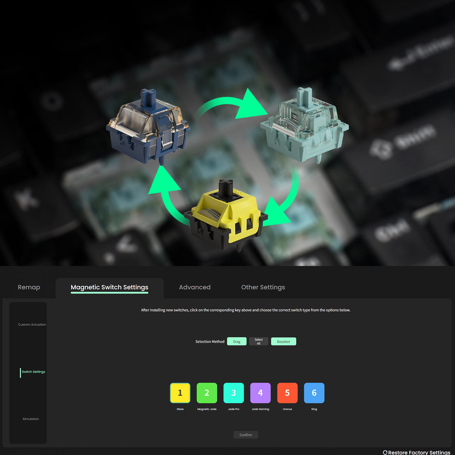 AKKO X MONSGEEK M3 V5 HE Keybo - Gaming Keyboard Type C ulasan dan harga