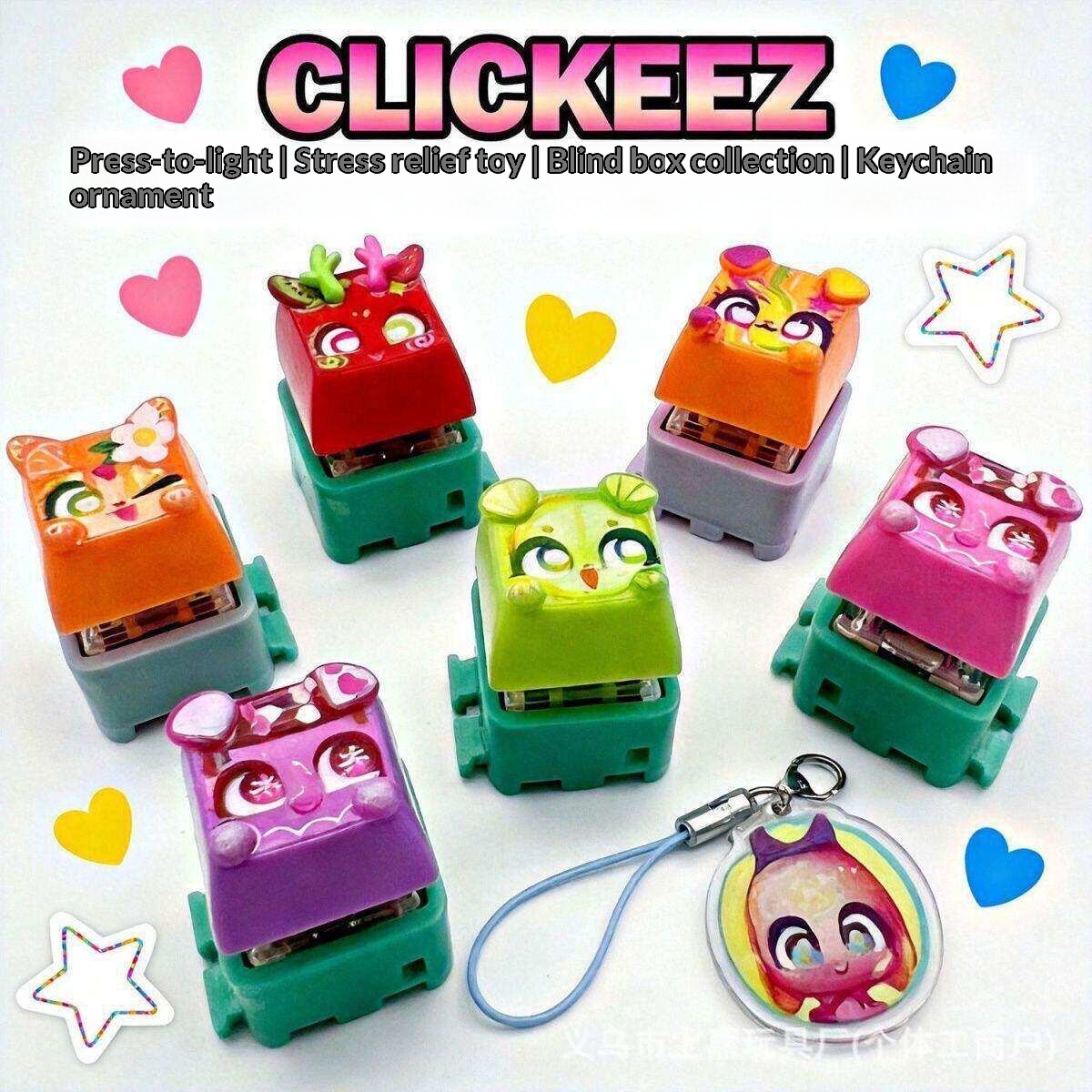 Clickeez Fidget Keycap Keychai - Gaming Keyboard Mechanical ulasan dan harga